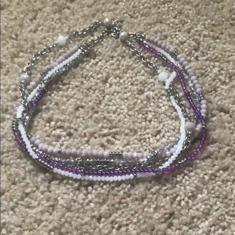 White house black market dual necklace
